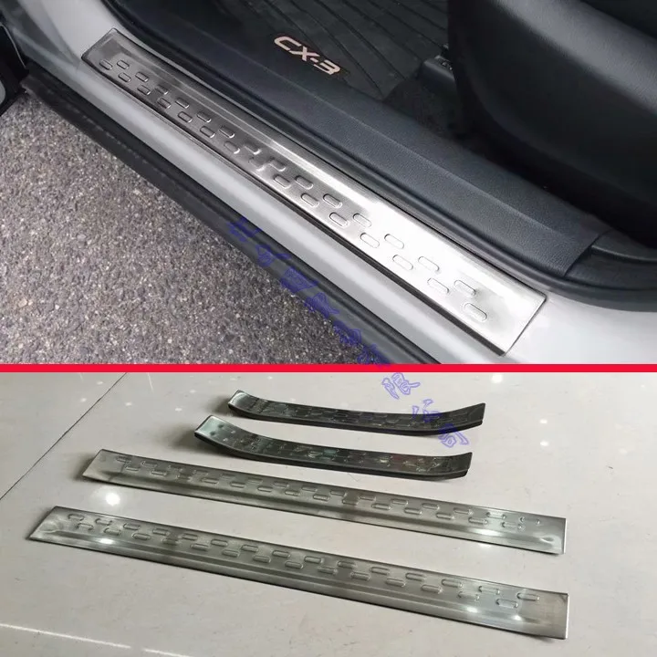 For Mazda CX-3 2016 2017 2018 2019 Stainless Steel Inner Ouside Door Sill Panel Scuff Plate Kick Step Trim Cover Protector
For Mazda CX-3 2016 2017 2018 2019 Stainless Steel Inner Ouside Door Sill Panel Scuff Plate Kick Step Trim Cover Protector