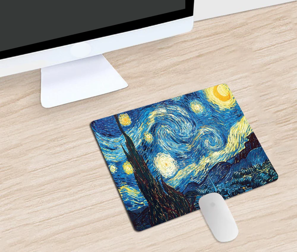 pbpad store Small/Large Mouse Pad for Gaming Player desk laptop Rubber Mouse Mat mousepad Geometric formula & Blackboard 21