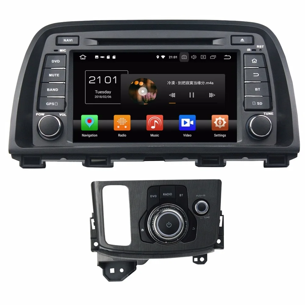 Фото Octa Core 8 inch core Android 9.0 Car Radio DVD player GPS for Mazda CX 5 CX5 2013 2014 gps navigation 4G RAM 64G ROM | Автомобили и