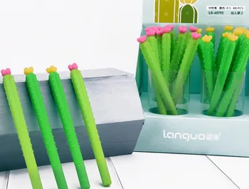 korea hello cactus design gel ink pen cartoon stationery prize kawaii stydent pen office writing pen black neutral pen 48pc/lot
korea hello cactus design gel ink pen cartoon stationery prize kawaii stydent pen office writing pen black neutral pen 48pc/lot
