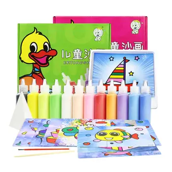Children's Sand Painting Set Kids DIY Color Sand Painting Color Sand Toy Kindergarten Puzzle Handmade Sand Painting Table
Children's Sand Painting Set Kids DIY Color Sand Painting Color Sand Toy Kindergarten Puzzle Handmade Sand Painting Table