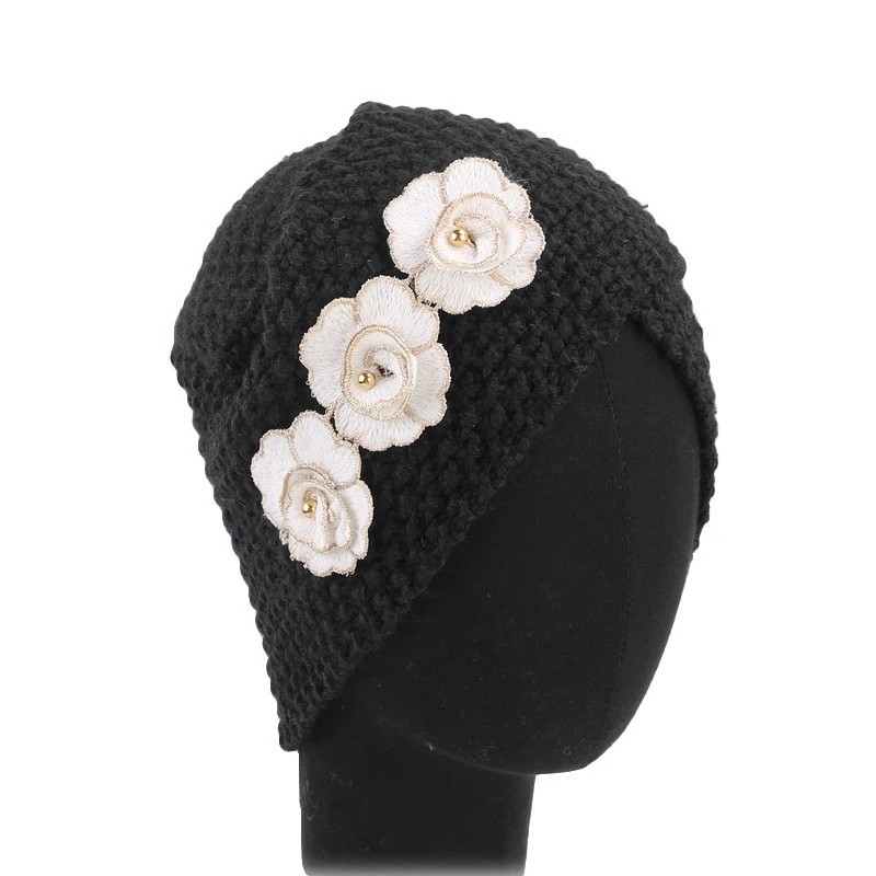 casual style 6 Colors girls Hat acrylic Headwrap Skull Hat Headscarf flower warm hat for autumn and winter
casual style 6 Colors girls Hat acrylic Headwrap Skull Hat Headscarf flower warm hat for autumn and winter