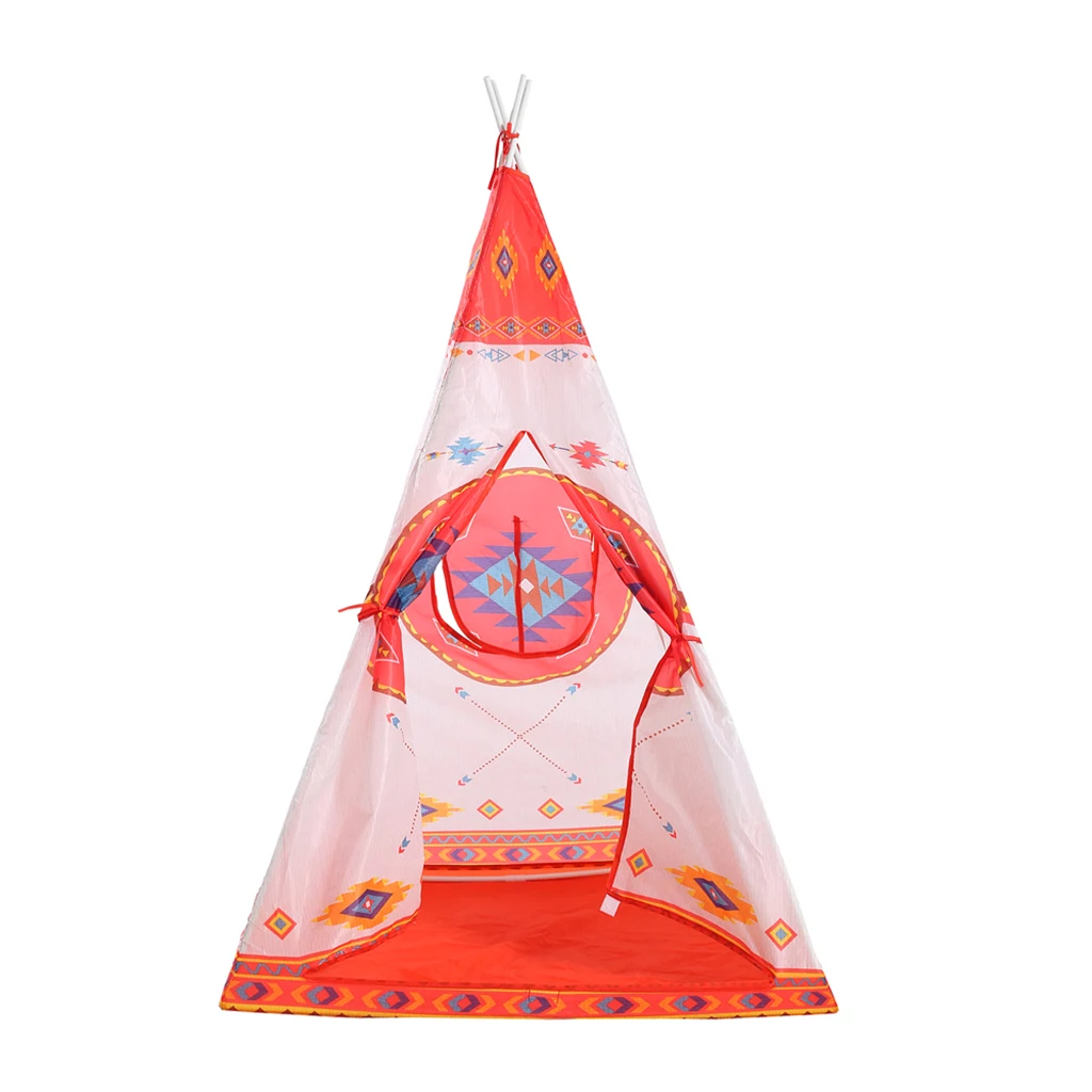 4.9ft Teepee Play Tent Kids Children Indian Playhouse with Carrying Bag Kids Teepee Tent Indoor Outdoor Tent 4.9ft Teepee Play Tent Kids Children Indian Playhouse with Carrying Bag Kids Teepee Tent Indoor Outdoor Tent