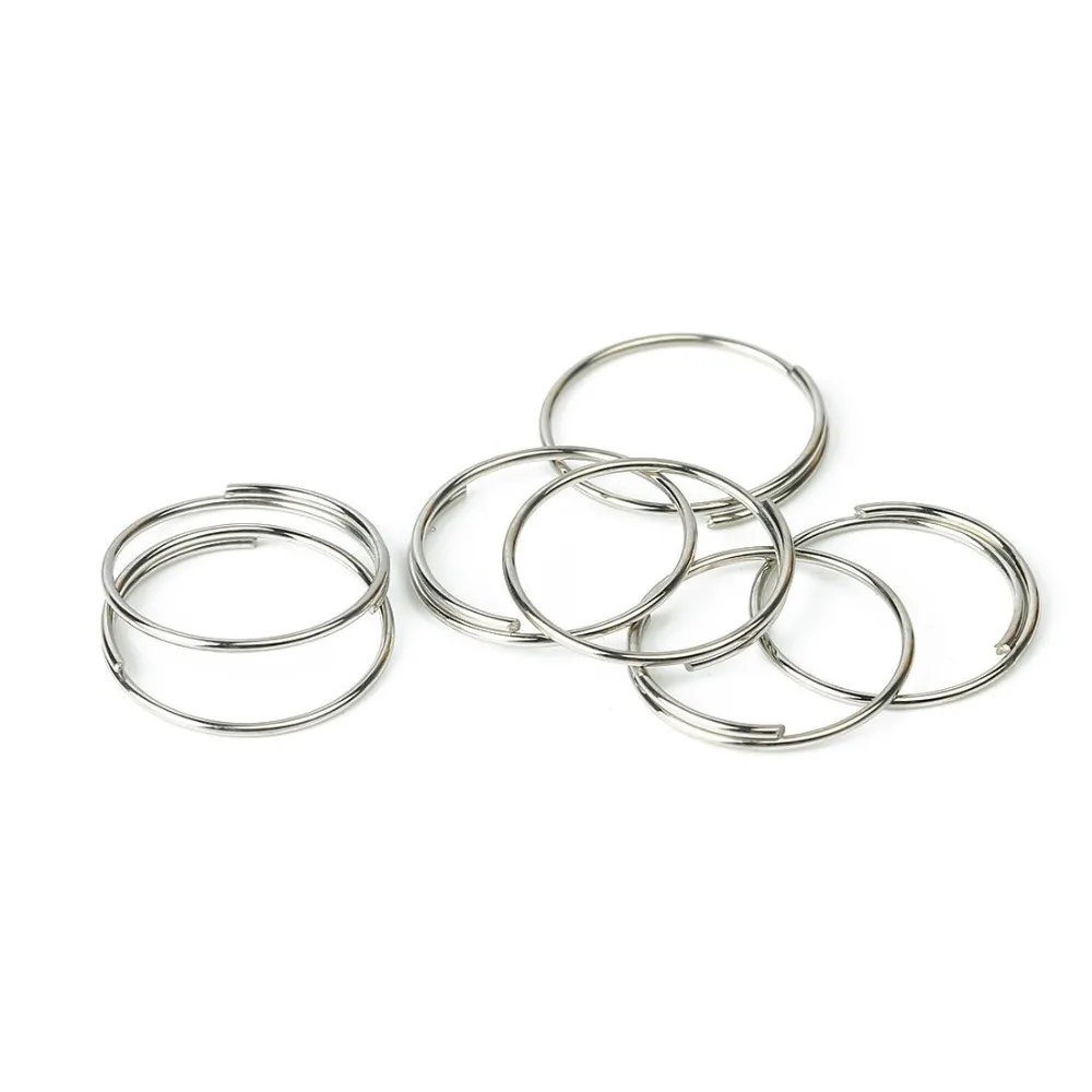 100pcs 11mm Silver Double Loops Open Jump Rings Split Rings Split Circular Ring Clips for Keys Organization,Arts,Jewelry
100pcs 11mm Silver Double Loops Open Jump Rings Split Rings Split Circular Ring Clips for Keys Organization,Arts,Jewelry