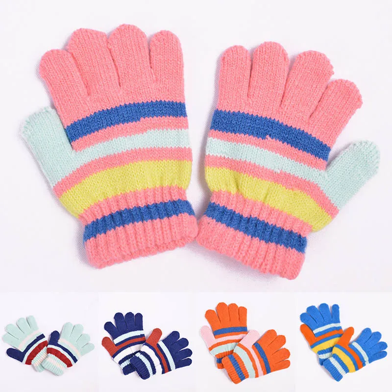 Fashion Colorful Stripe Children's Gloves Warm Full Finger Mittens Cotton Warmer For Kids Elastic Full Finger Gloves Hand Muff
Fashion Colorful Stripe Children's Gloves Warm Full Finger Mittens Cotton Warmer For Kids Elastic Full Finger Gloves Hand Muff