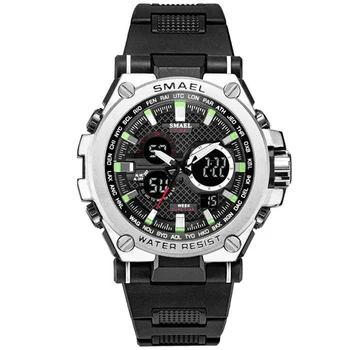2020 Man Watch SMAEL Military Sport Watches Men Waterproof LED Analog Digital Quartz Watch Relogio Masculino erkek kol saati
2020 Man Watch SMAEL Military Sport Watches Men Waterproof LED Analog Digital Quartz Watch Relogio Masculino erkek kol saati