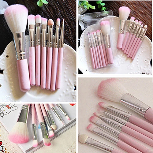 Hot item! 7Pcs Pro Pink Handle Face Lip Eye Shadow Eyeliner Cosmetic Tool Makeup Brush Set
Hot item! 7Pcs Pro Pink Handle Face Lip Eye Shadow Eyeliner Cosmetic Tool Makeup Brush Set