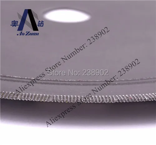1PC 400mm 16" Notched Rim Diamond Lapidary Saw/Diamond Saw Blade For Cutting Glass/Gemstone/Jade/Agate/Crystal/Charcoal etc
1PC 400mm 16" Notched Rim Diamond Lapidary Saw/Diamond Saw Blade For Cutting Glass/Gemstone/Jade/Agate/Crystal/Charcoal etc