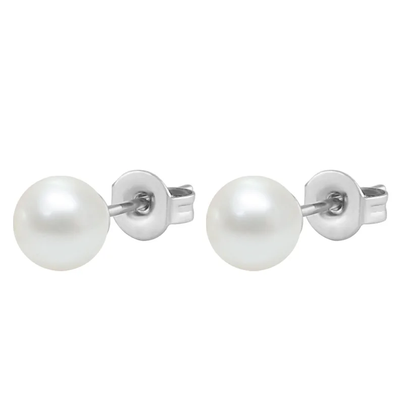 anti allergic stainless steel stud earrings for women tiny pearl titanium steel earrings fashion jewelry wedding gift
anti allergic stainless steel stud earrings for women tiny pearl titanium steel earrings fashion jewelry wedding gift