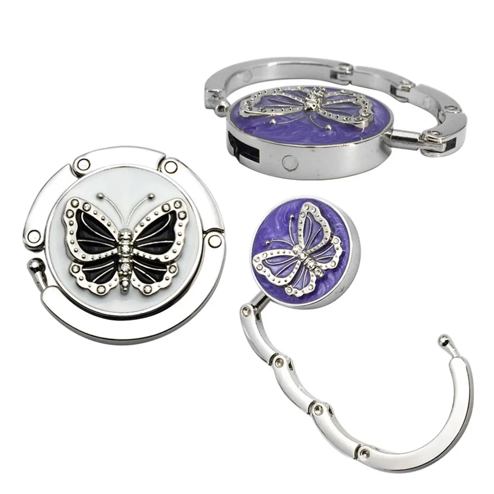 Foldable Butterfly Purse Bag Hanger Metal Handbag Table Hook Hanging Wallet Handbag Hooks Women Lovely Small Gift
Foldable Butterfly Purse Bag Hanger Metal Handbag Table Hook Hanging Wallet Handbag Hooks Women Lovely Small Gift