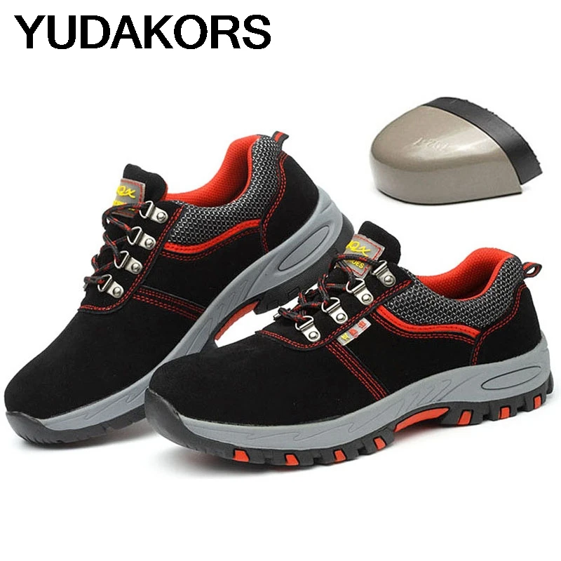 New men's steel head safety work shoes breathable men's sports shoes outdoor anti-puncture anti-slip wear-resistant YD262
New men's steel head safety work shoes breathable men's sports shoes outdoor anti-puncture anti-slip wear-resistant YD262