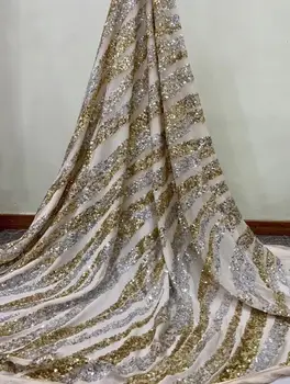 Nigerian french net Lace CiCi-3.1701 Embroidered Cord Lace Fabric with full beads for bridal dress
Nigerian french net Lace CiCi-3.1701 Embroidered Cord Lace Fabric with full beads for bridal dress