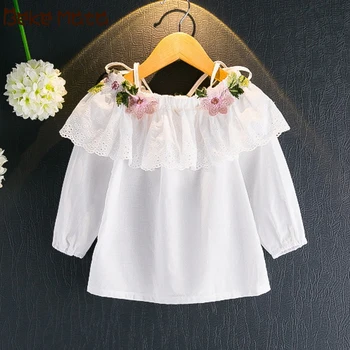 BEKE MATA Baby Blouse For Girl 2019 Toddler Girls Blouses Long Sleeve Flower Embroidery Lace Kids Girl White Children Clothes
BEKE MATA Baby Blouse For Girl 2019 Toddler Girls Blouses Long Sleeve Flower Embroidery Lace Kids Girl White Children Clothes