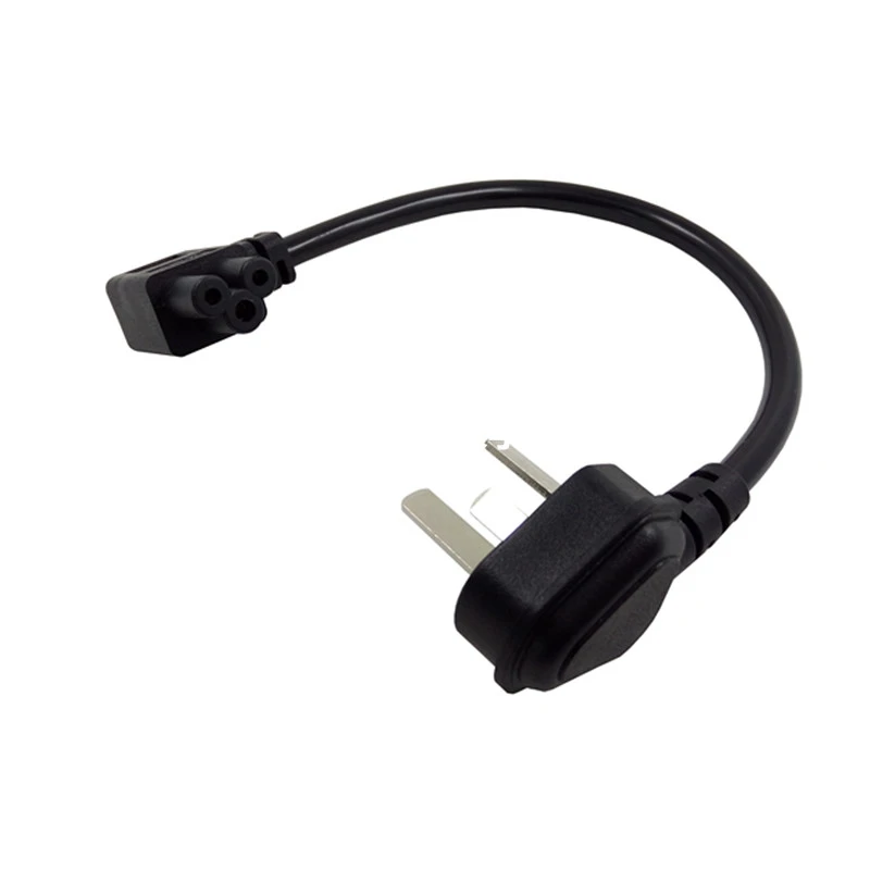 Dual Elbow Australian AU 3 Pin plug to IEC 320 C5 Micky Cloverleaf short Power cable cord 20CM For AC Adapter Laptop Notebook
Dual Elbow Australian AU 3 Pin plug to IEC 320 C5 Micky Cloverleaf short Power cable cord 20CM For AC Adapter Laptop Notebook