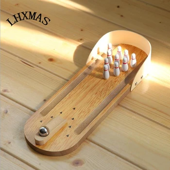 1set Mini Wooden Table Bowling Game Birthday Gift Creative Crafts Miniature Figurines Sport For Home Decoration E366
1set Mini Wooden Table Bowling Game Birthday Gift Creative Crafts Miniature Figurines Sport For Home Decoration E366
