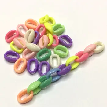 100pcs/ Acrylic Chain Links DIY Earrings&necklace Charm Accessories for Jewelry Making 11*16mm
100pcs/ Acrylic Chain Links DIY Earrings&necklace Charm Accessories for Jewelry Making 11*16mm