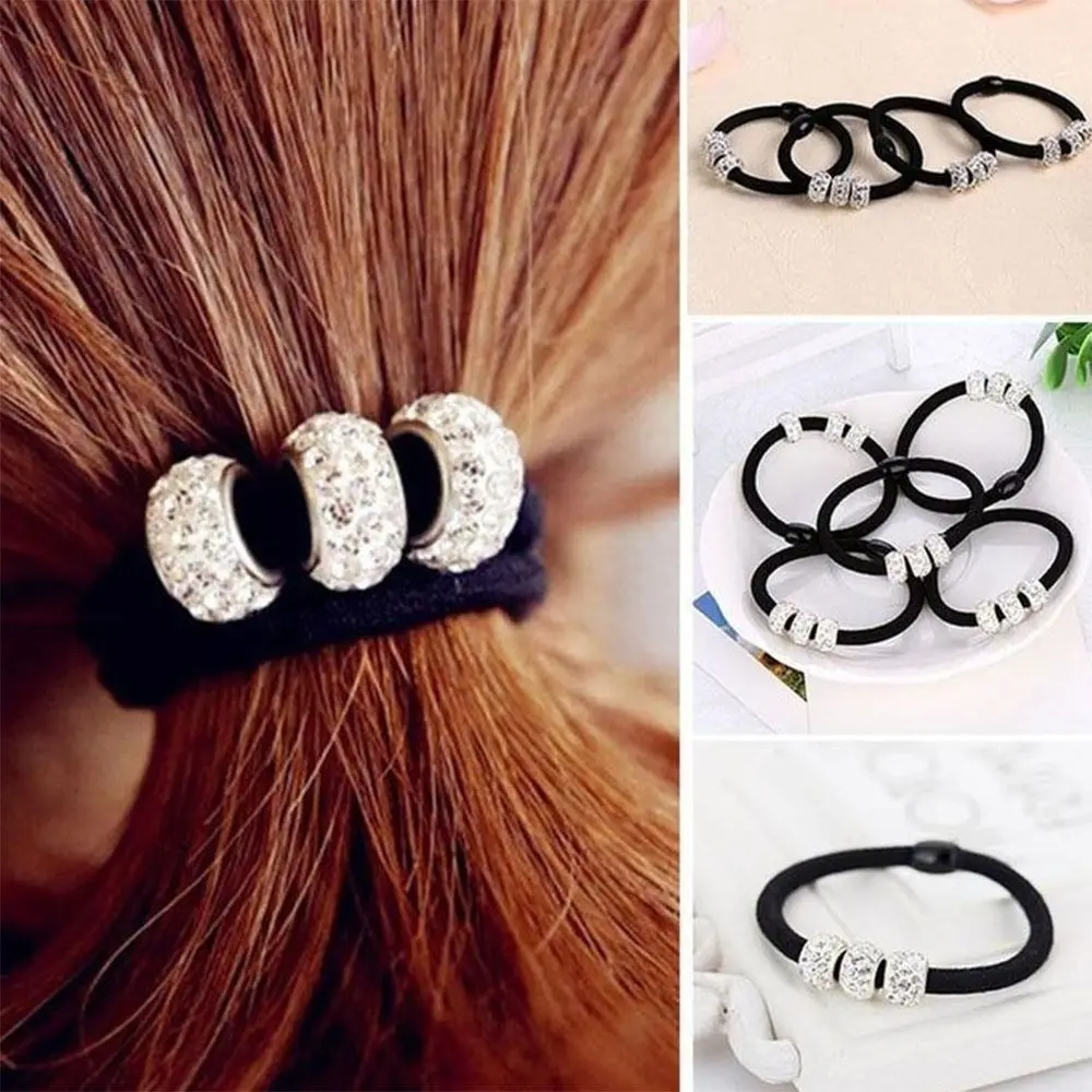 5 Pcs Elastic Hair Bands with Three Rhinestones Ball Hair Accessories Lovely Gift for women Hair Bands
5 Pcs Elastic Hair Bands with Three Rhinestones Ball Hair Accessories Lovely Gift for women Hair Bands