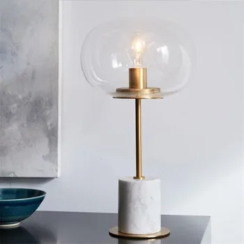 Post-modern Nordic Simple Marble Base Glass Table Lamp for Bed Room Foyer Bar Apartment Decor H 45cm Reading Lamp 2462
Post-modern Nordic Simple Marble Base Glass Table Lamp for Bed Room Foyer Bar Apartment Decor H 45cm Reading Lamp 2462