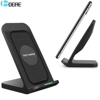 DCAE 10W Wireless Charger For iPhone 11 XS MAX XR X 8 Samsung S10 S9 S8 Note 9 8 Qi Fast Wireless Charging Stand with Fan Holder
DCAE 10W Wireless Charger For iPhone 11 XS MAX XR X 8 Samsung S10 S9 S8 Note 9 8 Qi Fast Wireless Charging Stand with Fan Holder