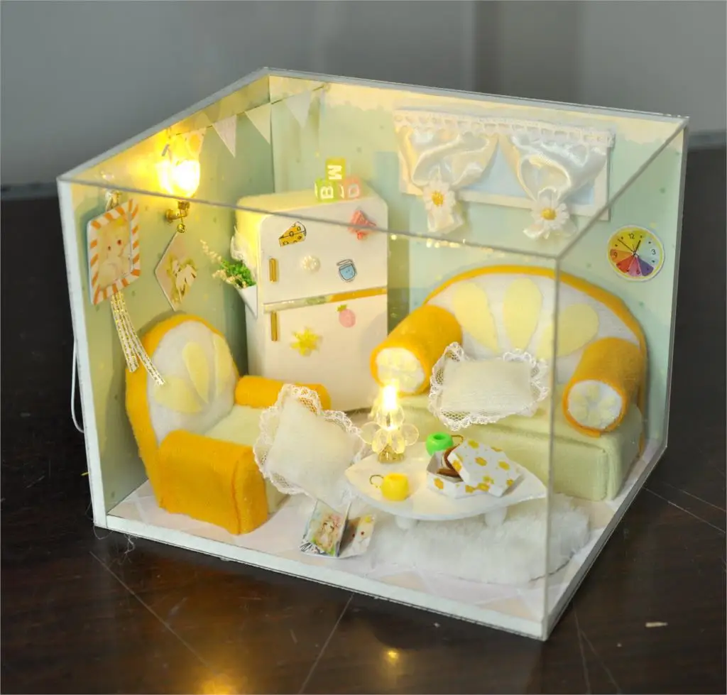 DIY Doll House Furnitures Miniature Doll House Dust Cover 3D Wooden Dollhouse Model House For Dolls Toys For Children #E
DIY Doll House Furnitures Miniature Doll House Dust Cover 3D Wooden Dollhouse Model House For Dolls Toys For Children #E