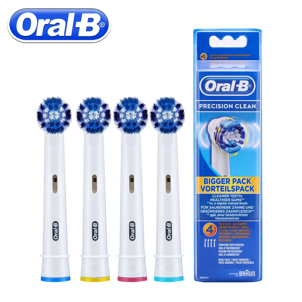 4pc/Pack Oral B Precision Clean EB20 Replacement Electric Toothbrush Heads For Toothbrush Heads Oral Hygiene
4pc/Pack Oral B Precision Clean EB20 Replacement Electric Toothbrush Heads For Toothbrush Heads Oral Hygiene