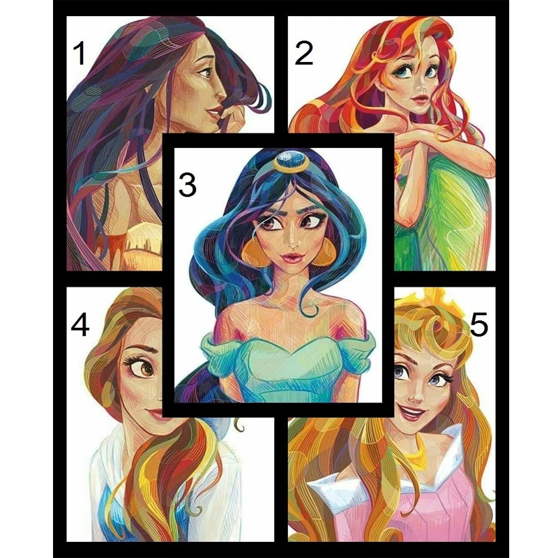 5D DIY Cartoon Diamond Painting Princess Girl Diamond Mosaic Full Square/Round Drill Resin Rhinestones Home Decoration Gift
5D DIY Cartoon Diamond Painting Princess Girl Diamond Mosaic Full Square/Round Drill Resin Rhinestones Home Decoration Gift