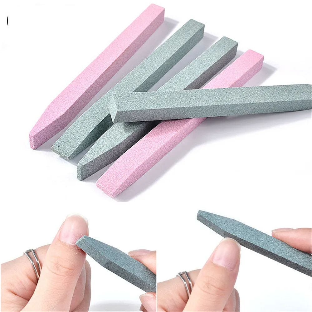 Quartz Nail File Buffer Sanding Block V-shaped Nail Grinding Block Grind Sand Cuticle Remover Nail Art Manicure Tool 1 PC
Quartz Nail File Buffer Sanding Block V-shaped Nail Grinding Block Grind Sand Cuticle Remover Nail Art Manicure Tool 1 PC