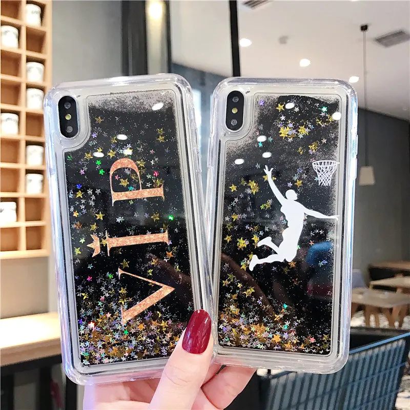 VIP Basketball Phone Case For iPhone 8 X 6 6S 7 Plus X xs MAX XR case Bling Glitter Dynamic Liquid Quicksand Phone Cover
VIP Basketball Phone Case For iPhone 8 X 6 6S 7 Plus X xs MAX XR case Bling Glitter Dynamic Liquid Quicksand Phone Cover