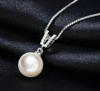 free shipping 9MM natural south sea genuine white perfect round pearl necklace pendant
free shipping 9MM natural south sea genuine white perfect round pearl necklace pendant