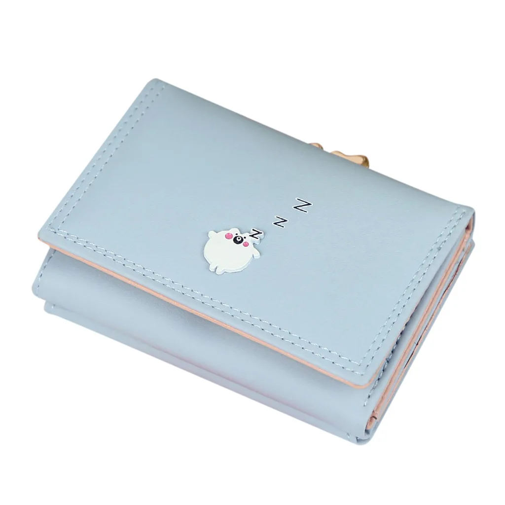 Women Short Coin Purse Lovely Fashion Cartoon Printing Three Fold Candy Color Coin Purses Card Holder Bags Waterproof Pouch Clip
Women Short Coin Purse Lovely Fashion Cartoon Printing Three Fold Candy Color Coin Purses Card Holder Bags Waterproof Pouch Clip