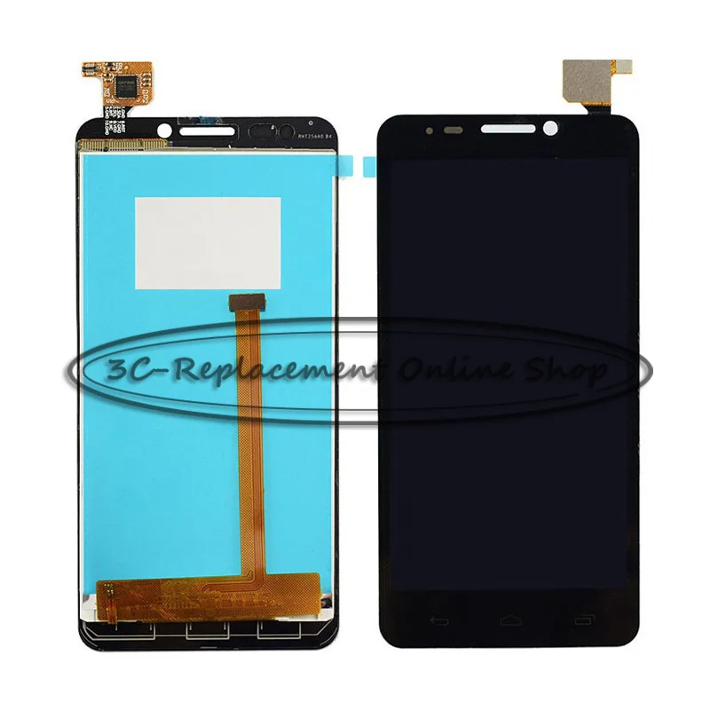 Черный 4 6 дюймов для Alcatel One Touch Idol OT6030 6030 6030A 6030D 6030X Полный ЖК-дисплей + фотография |
