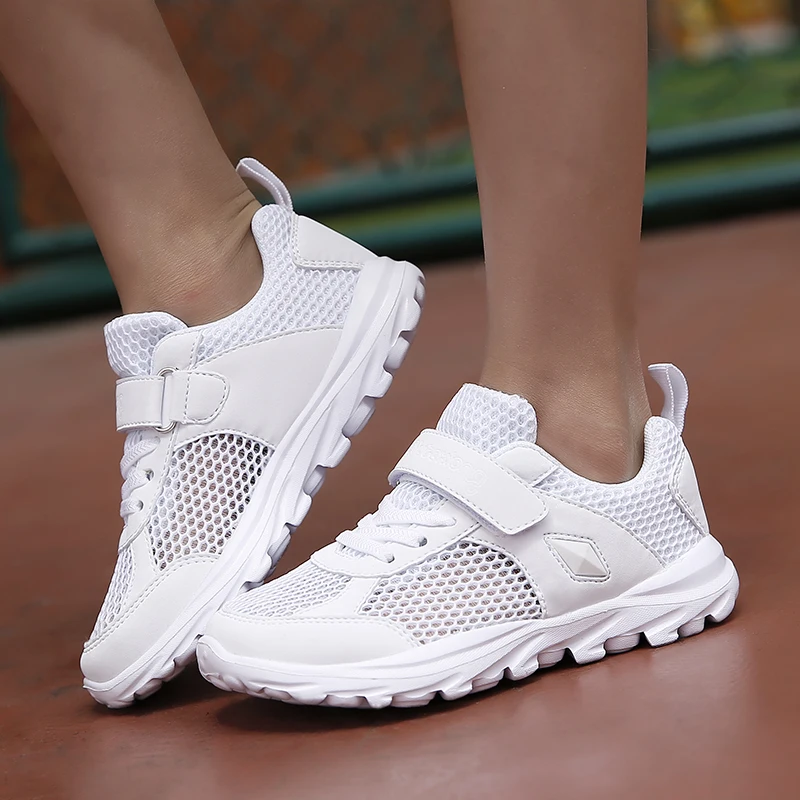 Boys Girls White Shoes Teenage Summer Kids Sneakers Mesh Breathable Sport Shoes Light Wear-resistant Tennis Sneakers Size 28-38
Boys Girls White Shoes Teenage Summer Kids Sneakers Mesh Breathable Sport Shoes Light Wear-resistant Tennis Sneakers Size 28-38