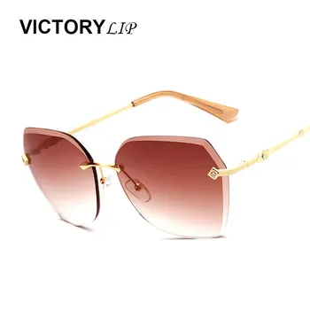 VictoryLip 2017 New Fashion Gradient Rimless Sunglasses Women Brand Designer UV400 Sun Glasses Male Female Mid Size 
VictoryLip 2017 New Fashion Gradient Rimless Sunglasses Women Brand Designer UV400 Sun Glasses Male Female Mid Size