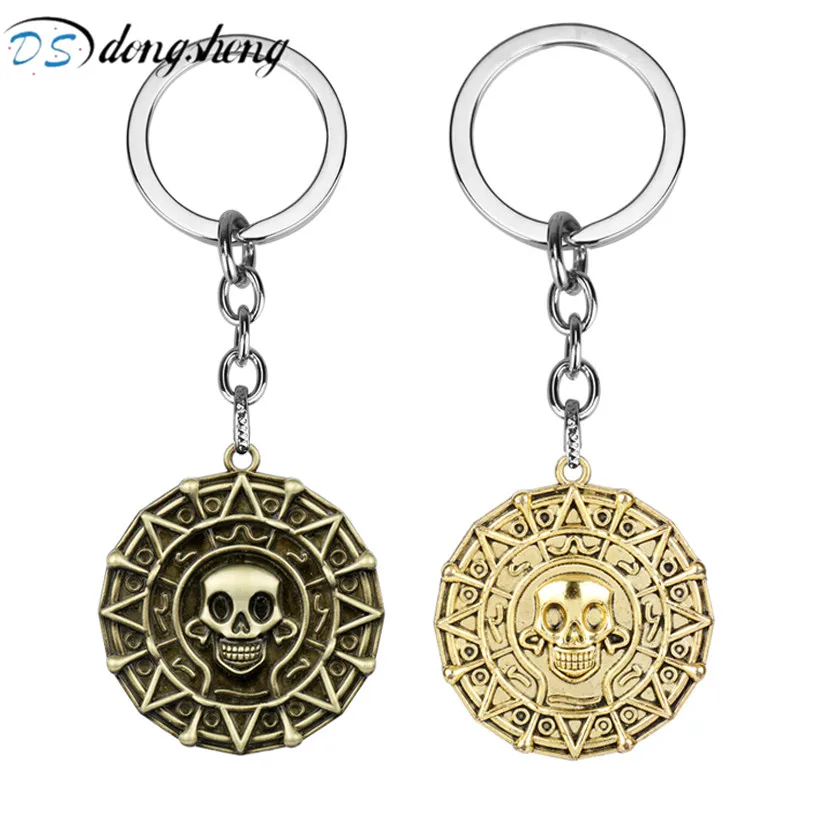 dongsheng Christmas Gift Medallion Jack Pirates Of The Caribbean Keychain Aztec Coin Skull Pendant Keyrings Bronze Bags Keychain
dongsheng Christmas Gift Medallion Jack Pirates Of The Caribbean Keychain Aztec Coin Skull Pendant Keyrings Bronze Bags Keychain