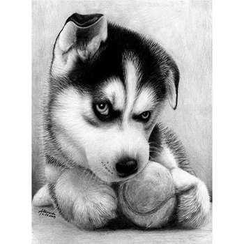 YTG New 5D DIY Dog Needlework Embroidery Full Diamond Painting Cross Stitch Round Rhinestone Room Fashion Decoration
YTG New 5D DIY Dog Needlework Embroidery Full Diamond Painting Cross Stitch Round Rhinestone Room Fashion Decoration
