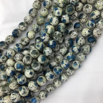 Natural Genuine Black White Blue K2 Granite Porphyry Azurite Round Loose Jewelry Beads 10mm 15"
Natural Genuine Black White Blue K2 Granite Porphyry Azurite Round Loose Jewelry Beads 10mm 15"