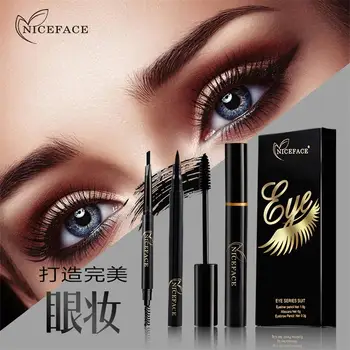 NICEFACE Eyeliner+Eyebrow Pencil+Mascara Eye Makeup Set Female Profession Eye Makeup Cosmetics 5 Colors Can Choose Gift Package
NICEFACE Eyeliner+Eyebrow Pencil+Mascara Eye Makeup Set Female Profession Eye Makeup Cosmetics 5 Colors Can Choose Gift Package