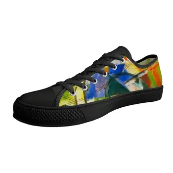 New Arrival Men Casual Classic Customizable Shoes Spatial Abstraction Painting Art Print Low top Black Canvas Vulcanized Shoes
New Arrival Men Casual Classic Customizable Shoes Spatial Abstraction Painting Art Print Low top Black Canvas Vulcanized Shoes
