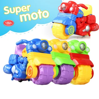 Jenilily Mini Pull Back Inertia Model Motorcycle Friction Toy Cartoon Car Early Learning Toys for Children Gift oyuncak
Jenilily Mini Pull Back Inertia Model Motorcycle Friction Toy Cartoon Car Early Learning Toys for Children Gift oyuncak
