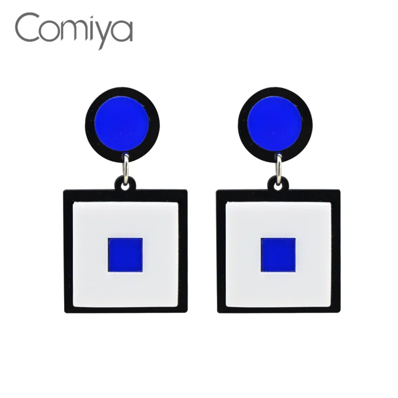 Comiya Big Geometric Punk Long Blue Square Boho Drop Earrings Fashion Jewelry Popular Relogio Sobretudo Homme Zirconia Bijoux
Comiya Big Geometric Punk Long Blue Square Boho Drop Earrings Fashion Jewelry Popular Relogio Sobretudo Homme Zirconia Bijoux