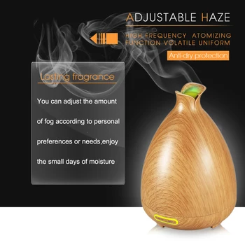 130ml Air Humidifier Essential Oil Diffuser Aroma Lamp Aromatherapy Electric Aroma Diffuser Mist Maker for Home-Wood 
130ml Air Humidifier Essential Oil Diffuser Aroma Lamp Aromatherapy Electric Aroma Diffuser Mist Maker for Home-Wood