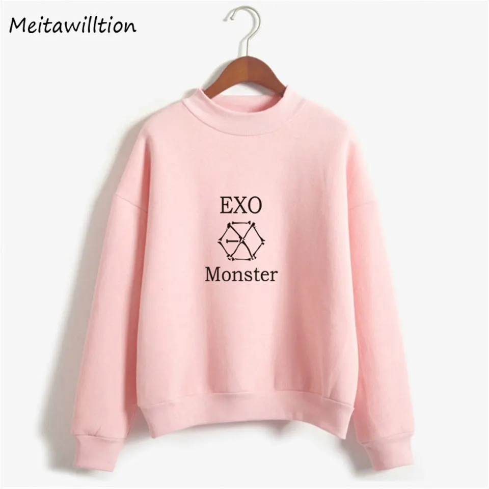 Autumn Winter EXO Women Hoodies Sweatshirts 2019 Korean Fashion Hip Hop Tracksuit Tops Female Letter Print Fleece Pullover
Autumn Winter EXO Women Hoodies Sweatshirts 2019 Korean Fashion Hip Hop Tracksuit Tops Female Letter Print Fleece Pullover