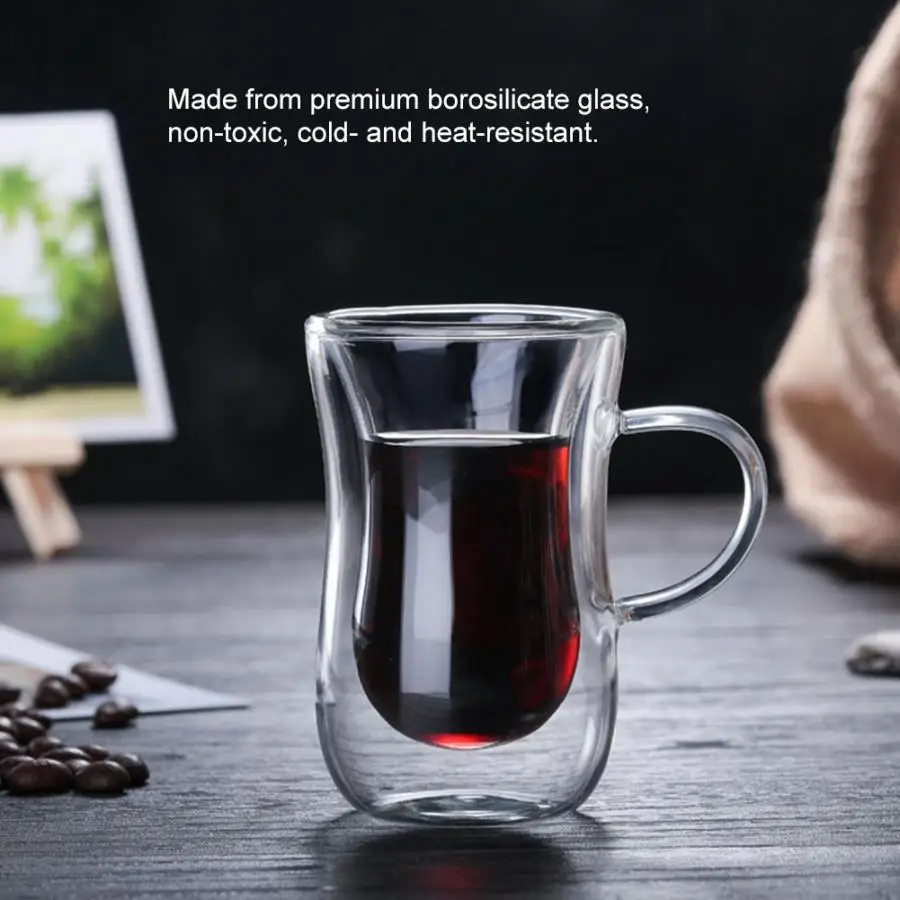 Double Walled Glass Clear Anti Scalding Coffee Mugs With the Handle Mugs Drinking Insulation Tea Cup Gift Drinkware
Double Walled Glass Clear Anti Scalding Coffee Mugs With the Handle Mugs Drinking Insulation Tea Cup Gift Drinkware