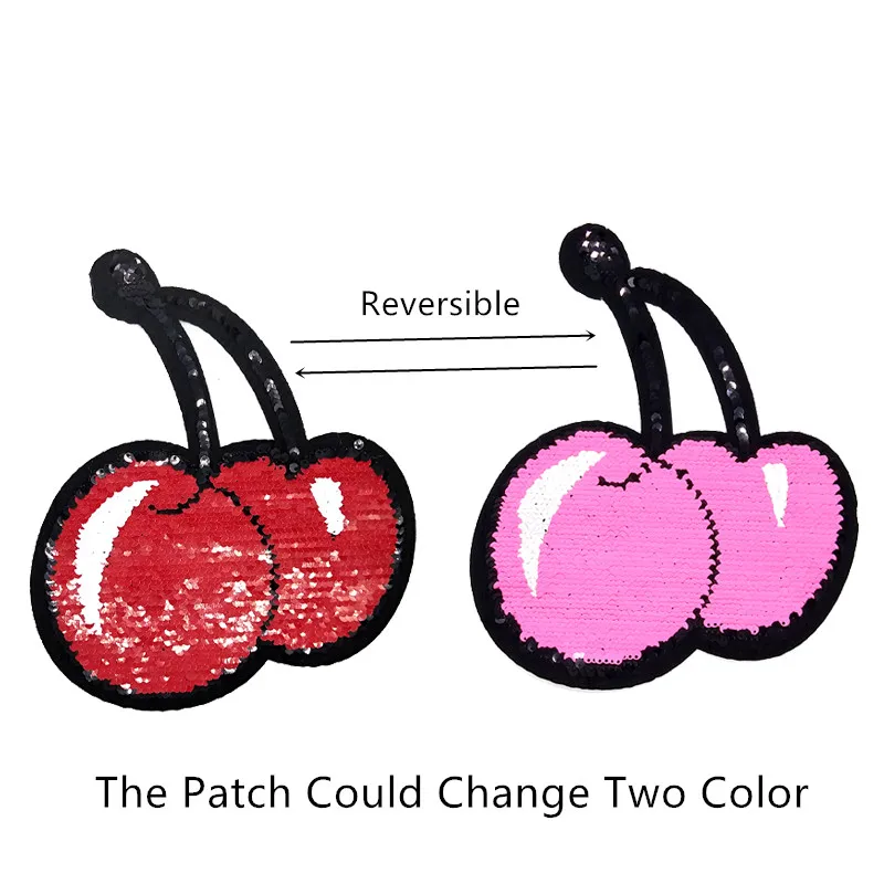 Hot Sell Cherry Flip Sequins Patches For Diy Clothes Applies Bags Embroidery Reversible Change Color Sequins Patches Crafts New
Hot Sell Cherry Flip Sequins Patches For Diy Clothes Applies Bags Embroidery Reversible Change Color Sequins Patches Crafts New