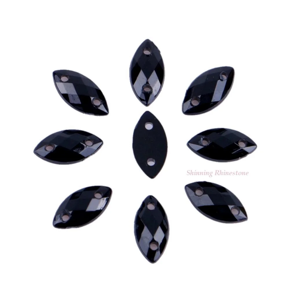 6x12mm 100pcs Horse Eye /Leaf Acrylic Black Rhinestones Flatback Sew On Crystals Sewing On Rhinestone Beads 2 Holes
6x12mm 100pcs Horse Eye /Leaf Acrylic Black Rhinestones Flatback Sew On Crystals Sewing On Rhinestone Beads 2 Holes