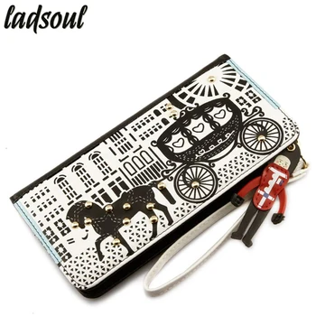 LADSOUL Retro Women Wallets Rivet Printing Long Design Women Purses Famous Brands Credit Card Holder Letter Women Purse A2320/g
LADSOUL Retro Women Wallets Rivet Printing Long Design Women Purses Famous Brands Credit Card Holder Letter Women Purse A2320/g