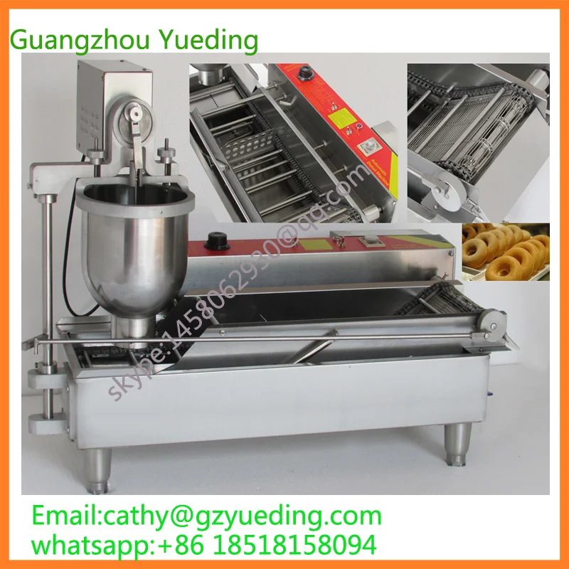 

Industrial Automatic Doughnut Machine factory price auto donut making machine giant capacity fryer different size donut making