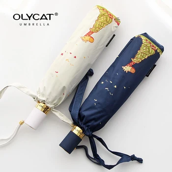 OLYCAT Sun Umbrella Giraffe Carton Manual Folding Umbrella Rain Women Black Coating Anti-UV Travel Girls Umbrella Windproof 8K
OLYCAT Sun Umbrella Giraffe Carton Manual Folding Umbrella Rain Women Black Coating Anti-UV Travel Girls Umbrella Windproof 8K