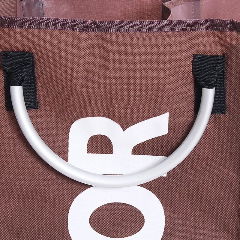 3 Section Folding Clothing Laundry Basket Sundries Washing Clothes Basket Bag Laundry Bag Basket Storage Organizer Mayitr
