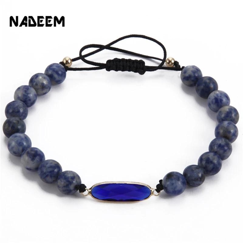 Fashion Femme Homme Lion Perles Regalite Lava MACRAME Tissage Fait Main Bracelet